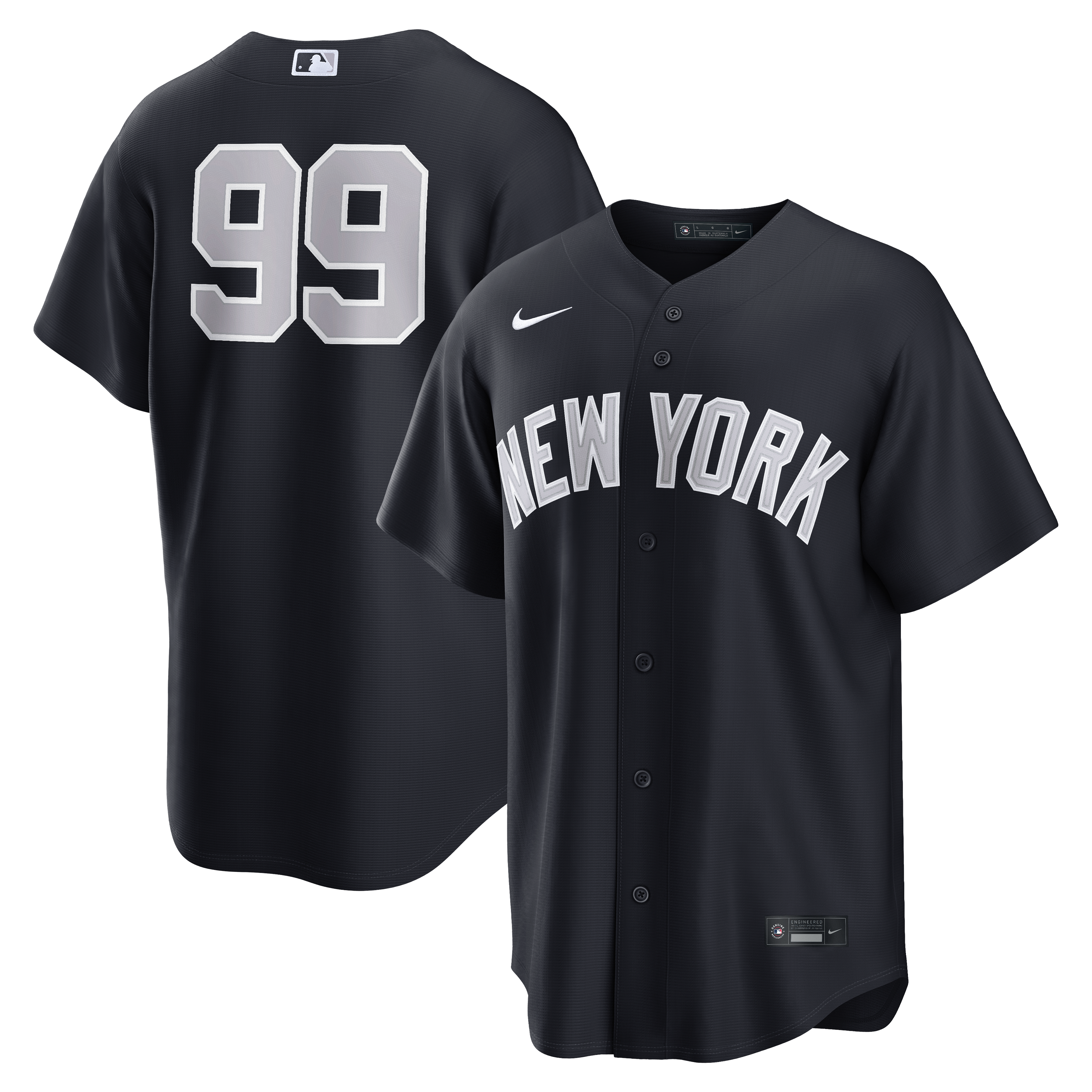 Men's New York Yankees Aaron Judge Nike Navy Alternate Replica Jersey - 2