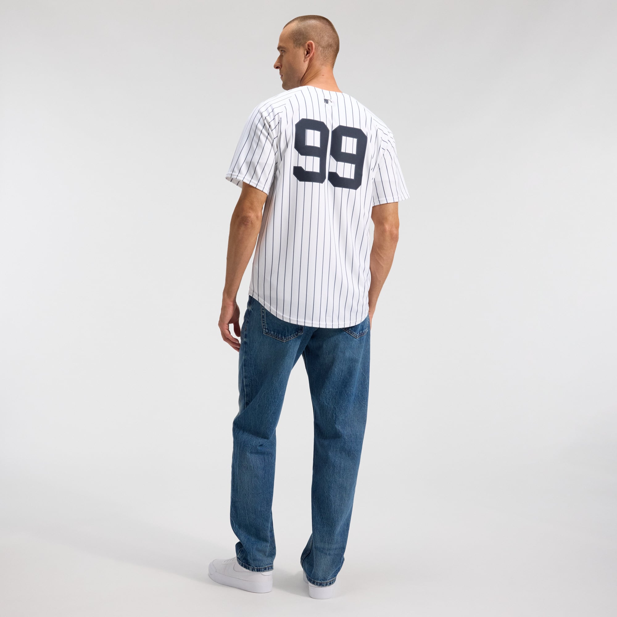 Men's New York Yankees Aaron Judge Nike White Home Limited Player Jersey - 6