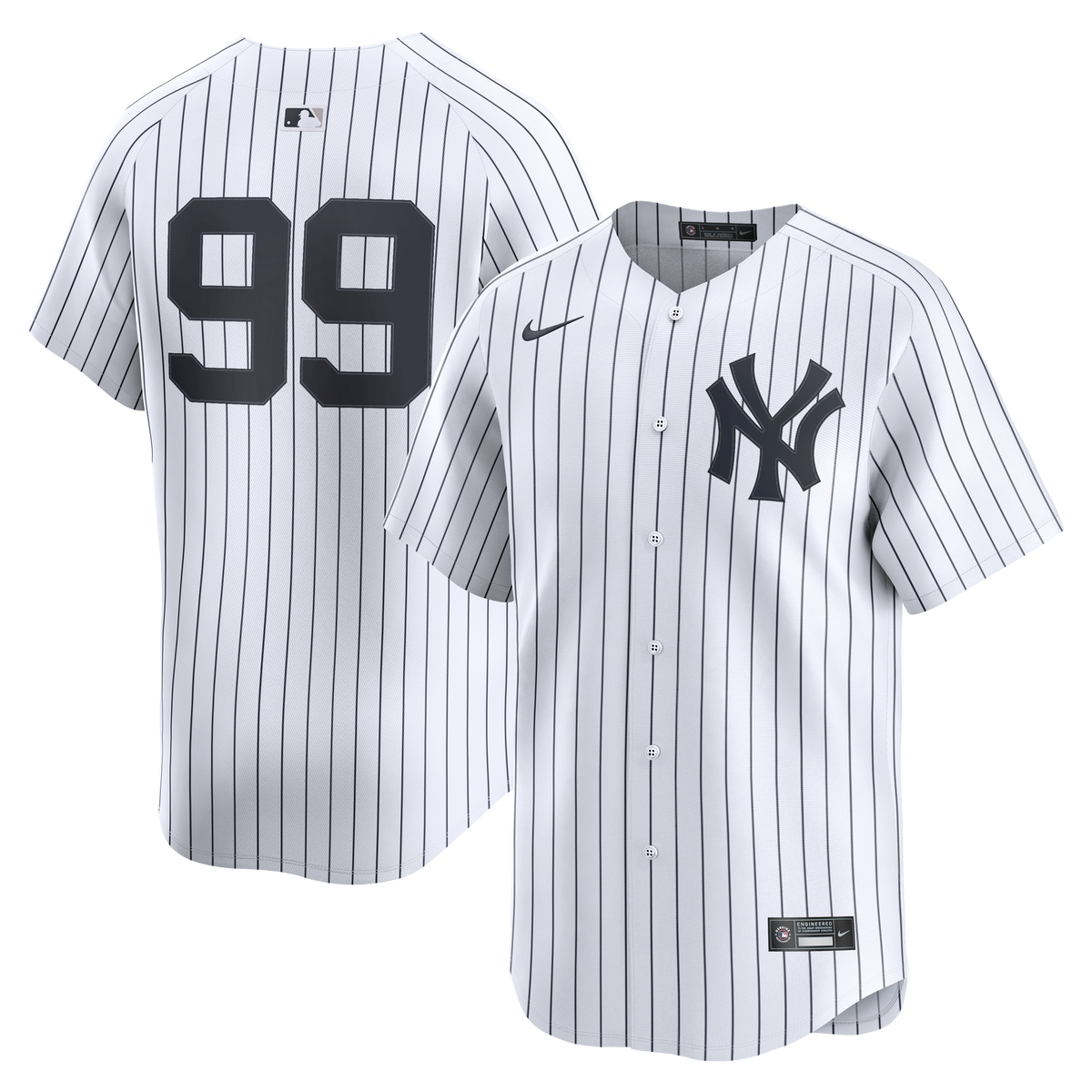 Men's New York Yankees Aaron Judge Nike White Home Limited Player Jersey