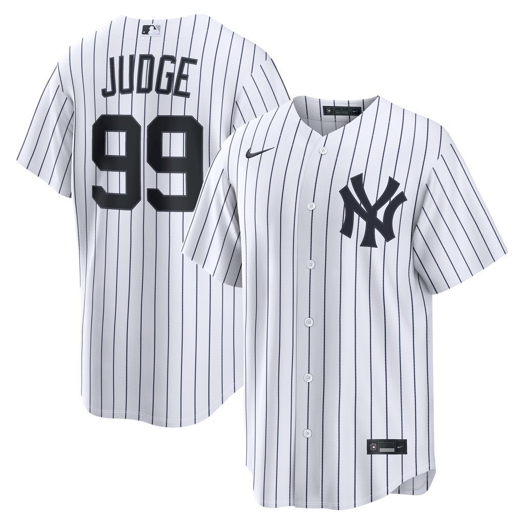 Men's New York Yankees Aaron Judge Nike White Home Replica Jersey - 2