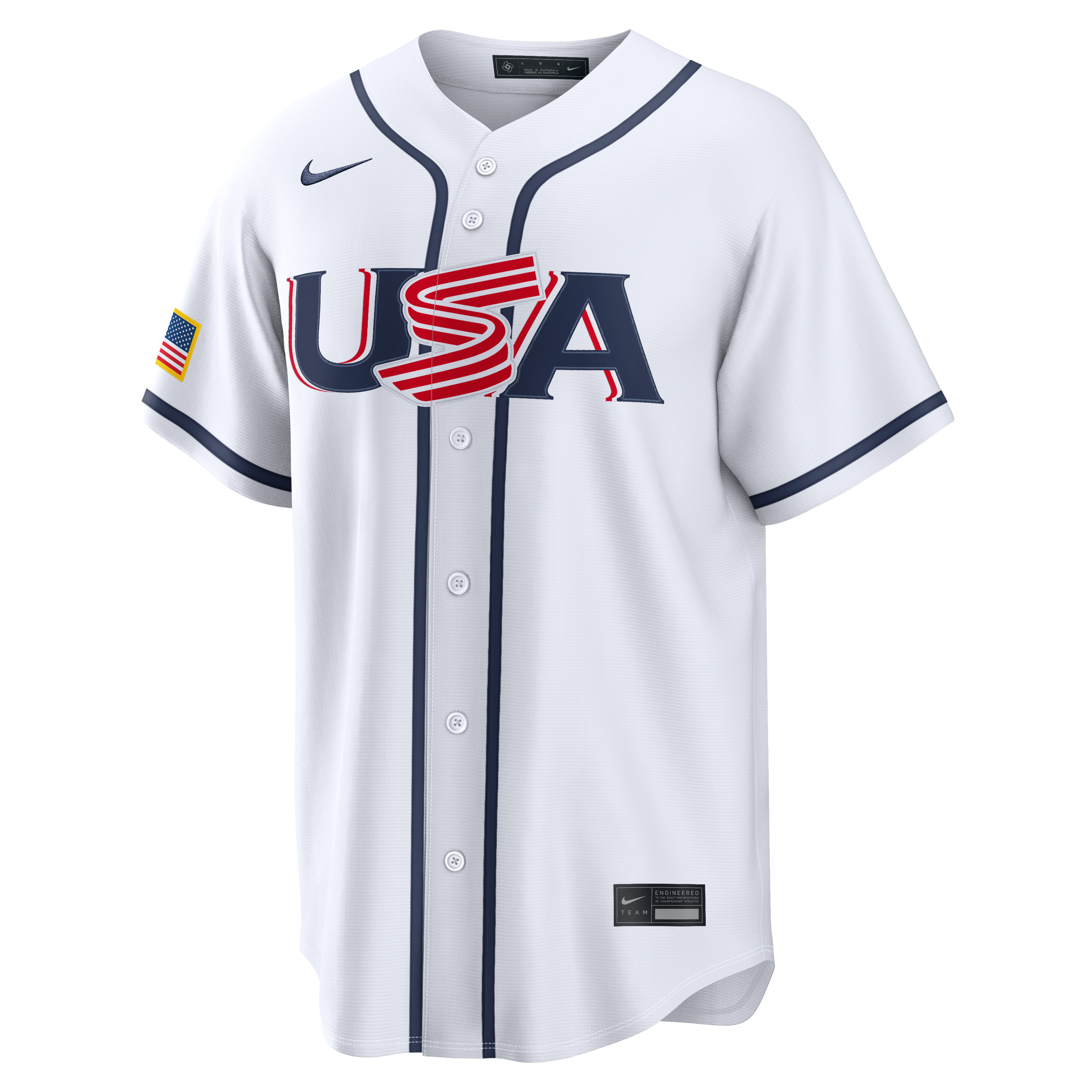Men's USA Baseball Aaron Judge Nike White 2026 World Baseball Classic Home Stadium Jersey - 3
