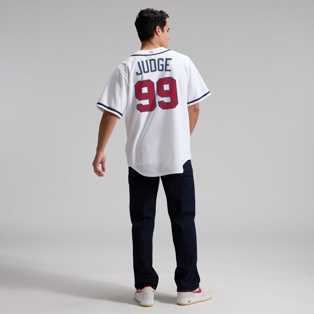 Men's USA Baseball Aaron Judge Nike White 2026 World Baseball Classic Home Stadium Jersey - 6