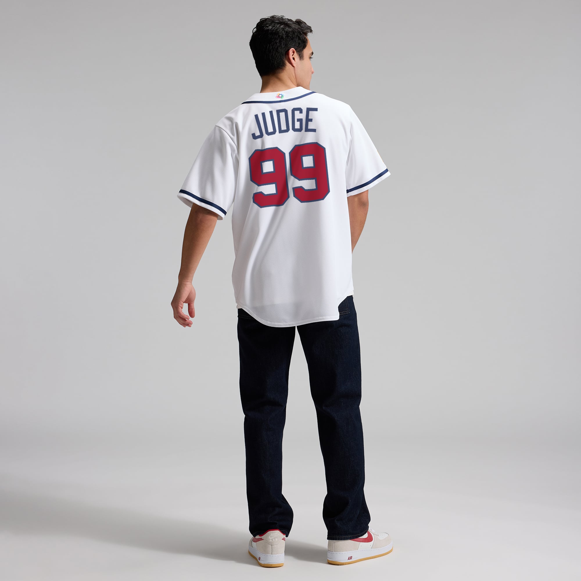 Men's USA Baseball Aaron Judge Nike White 2026 World Baseball Classic Home Stadium Jersey - 6