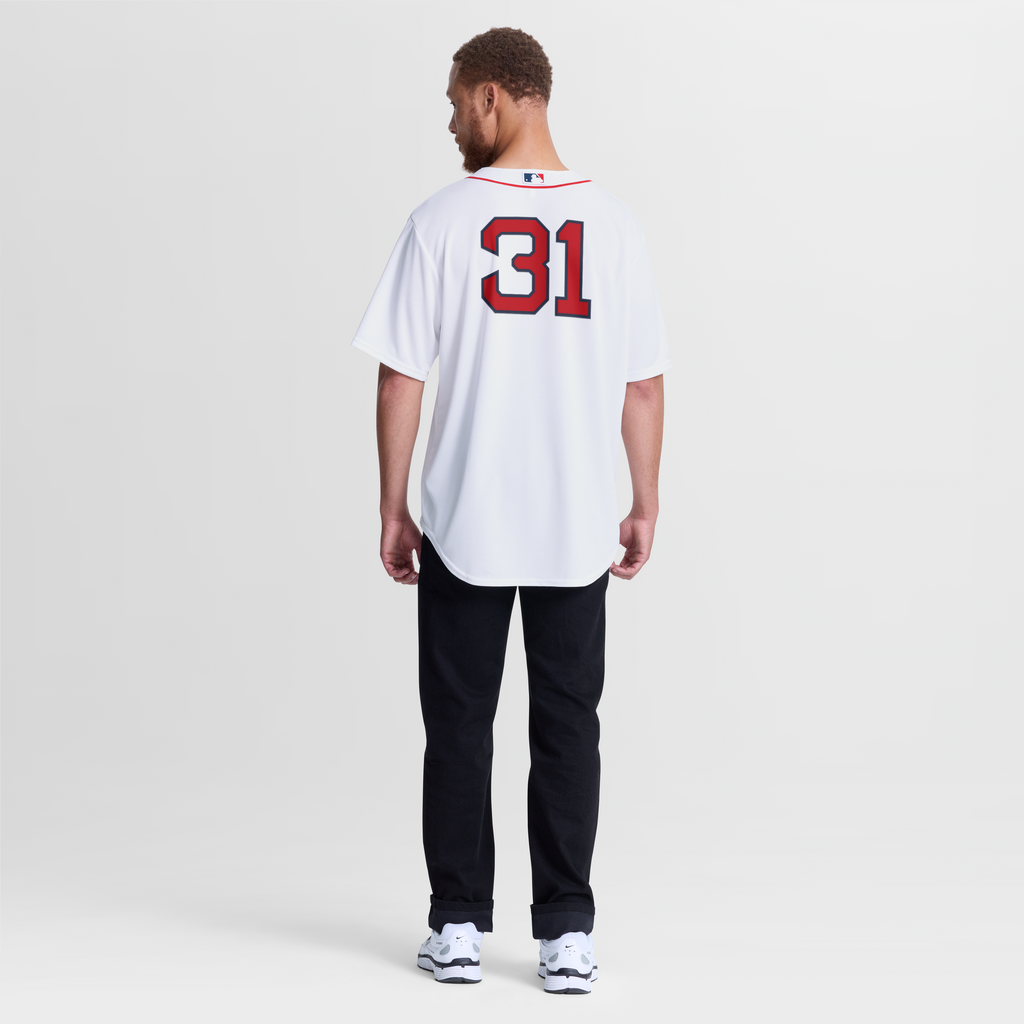 Men's Boston Red Sox Adley Rutschman Nike White Home Replica Jersey - 4