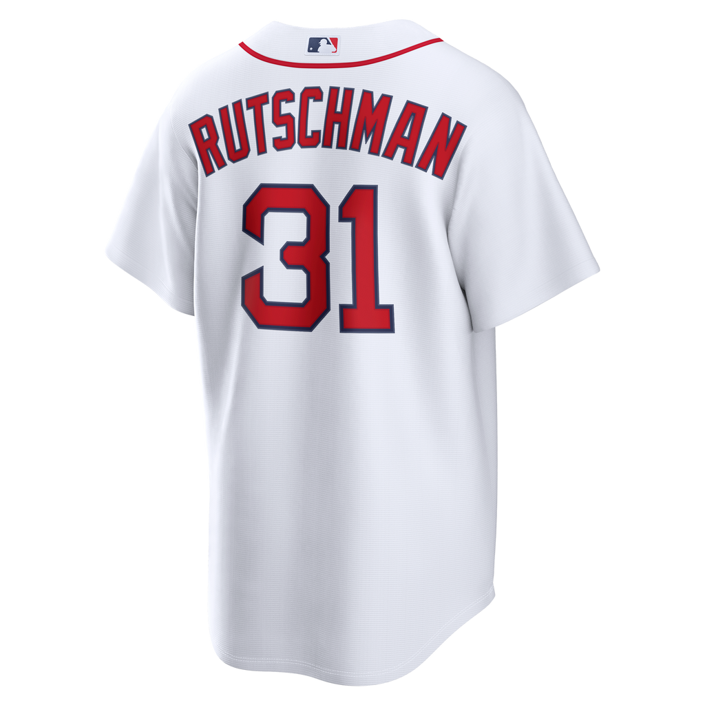 Men's Boston Red Sox Adley Rutschman Nike White Home Replica Jersey - 6