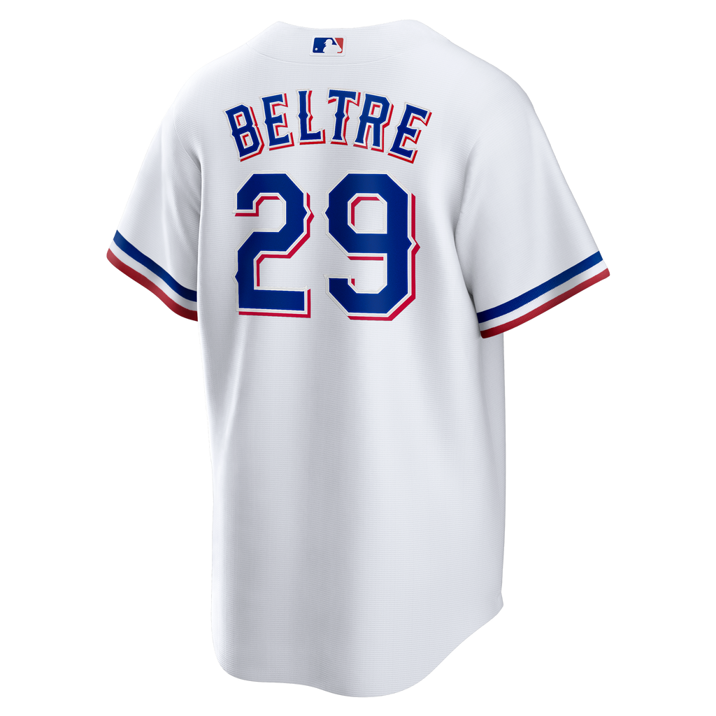Men's Texas Rangers Adrian Beltre Nike White Home Retired Player Replica Jersey - 4