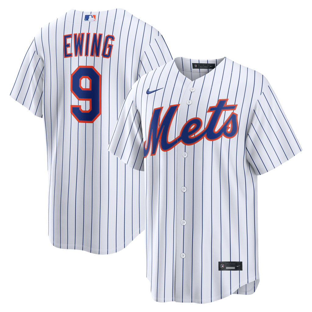 Men's New York Mets AJ Ewing Nike White Home Replica Jersey - 2