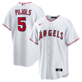 Men's Los Angeles Angels Albert Pujols Nike White Home Retired Player Replica Jersey