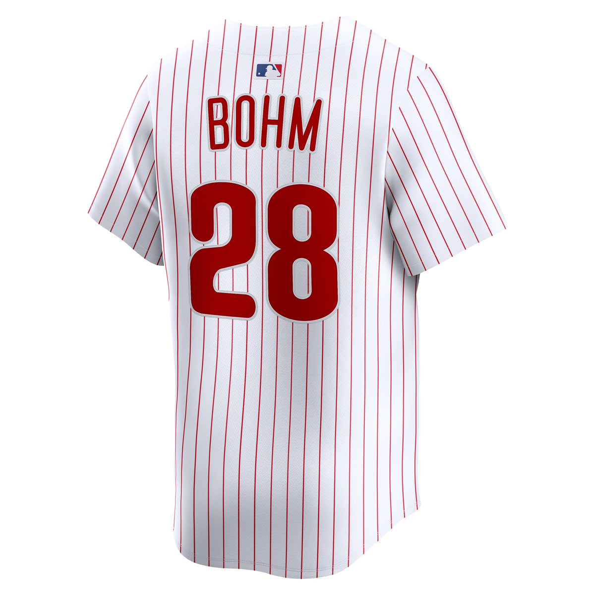 Men's Philadelphia Phillies Alec Bohm Nike White Home Limited Player Jersey - 4