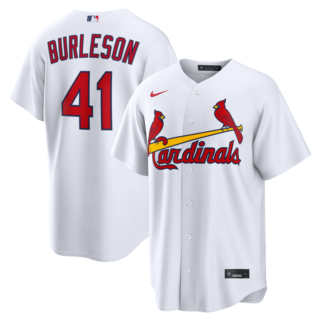 Men's St. Louis Cardinals Alec Burleson Nike White Home Replica Jersey - 2