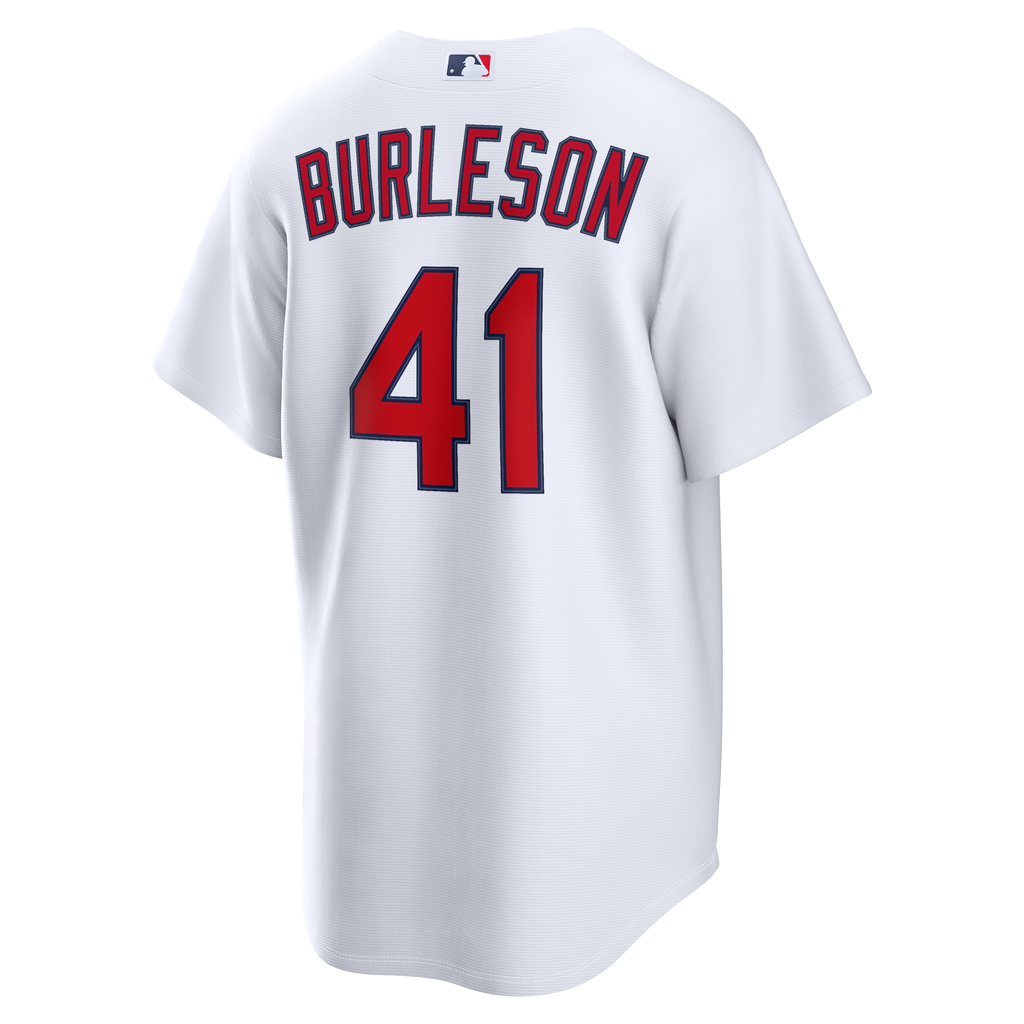 Men's St. Louis Cardinals Alec Burleson Nike White Home Replica Jersey - 4