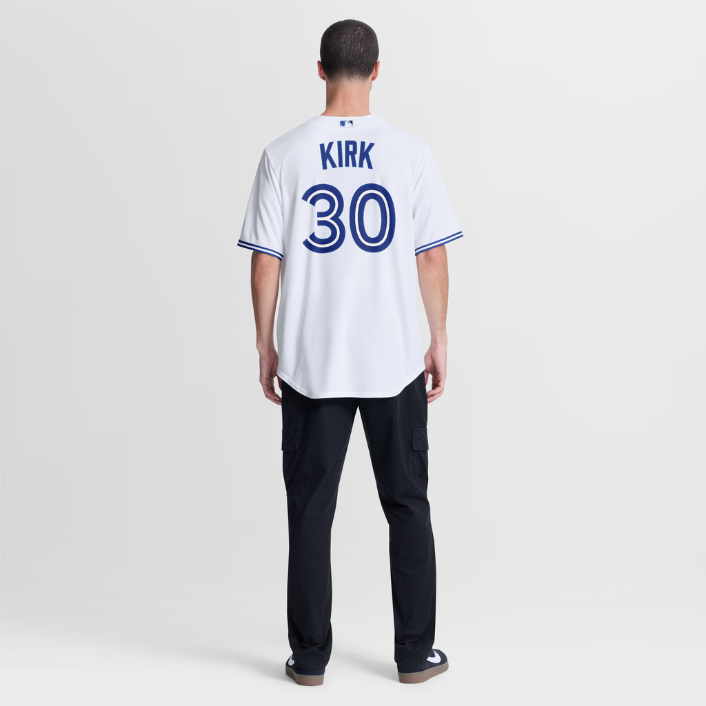 Men's Toronto Blue Jays Alejandro Kirk Nike White Home Replica Jersey - 6