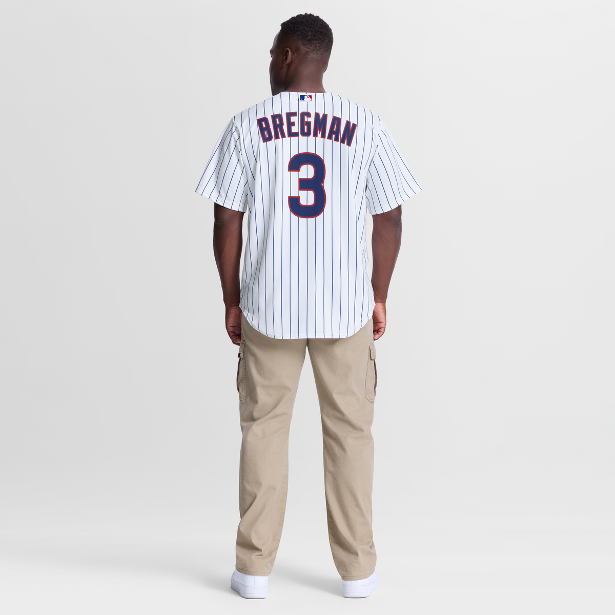 Men's Chicago Cubs Alex Bregman Nike White Home Replica Jersey - 6