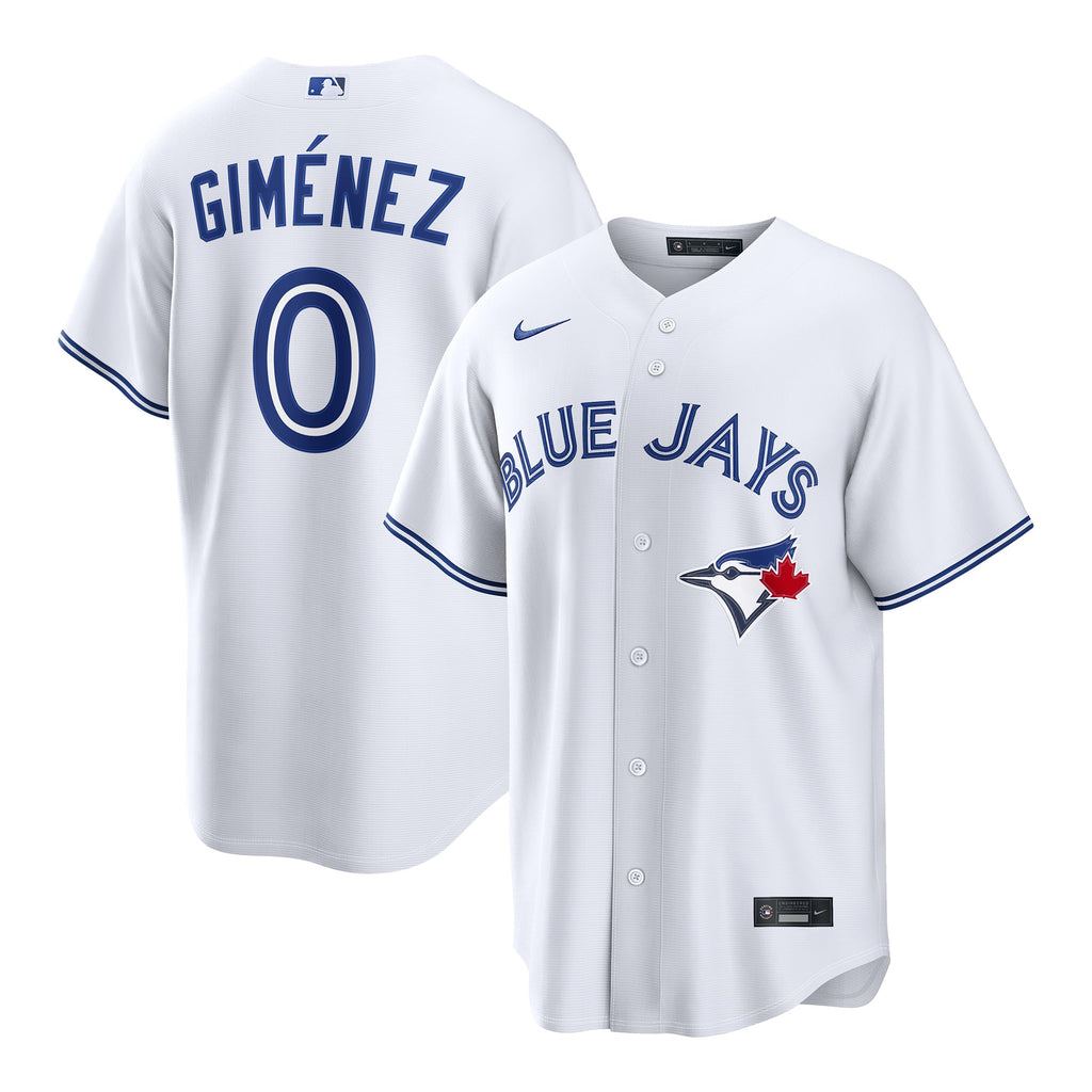 Men's Toronto Blue Jays Andrés Giménez Nike White Home Replica Jersey - 2