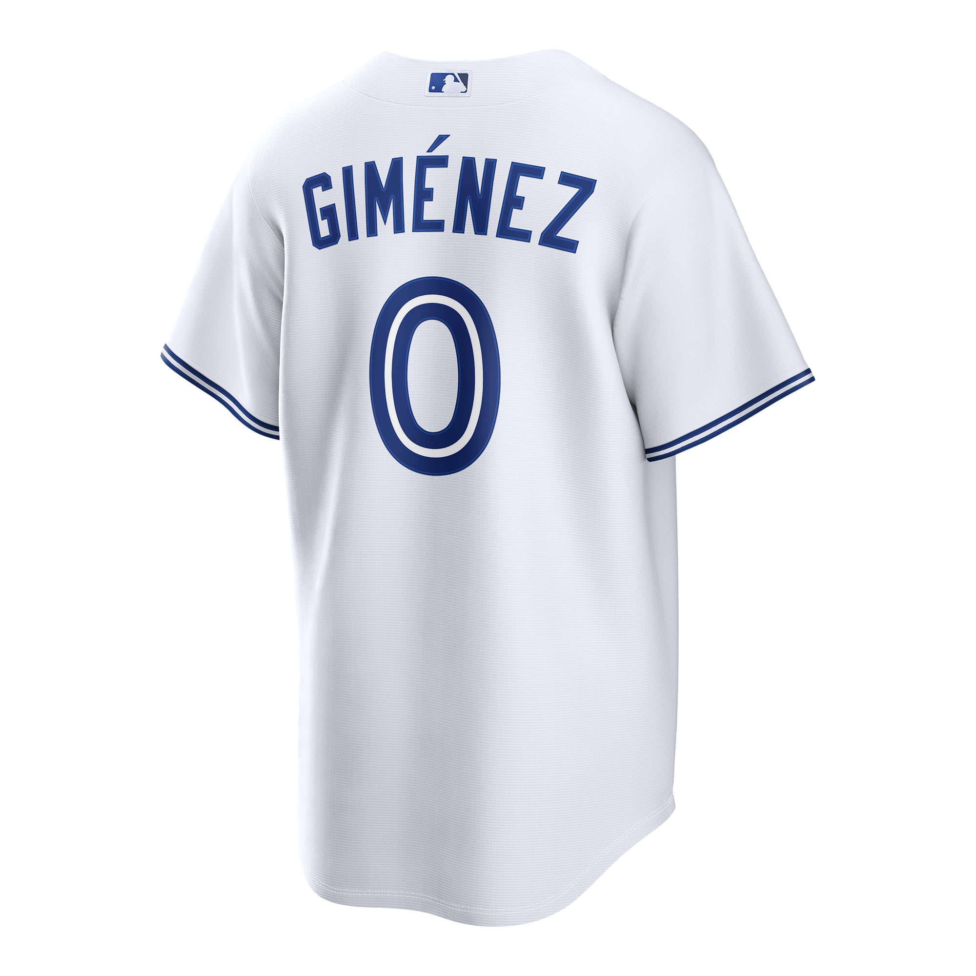 Men's Toronto Blue Jays Andrés Giménez Nike White Home Replica Jersey - 4