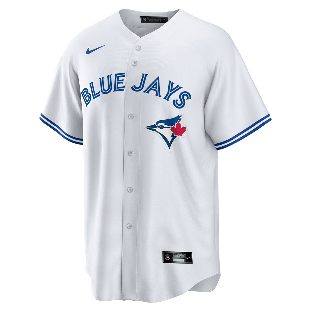Men's Toronto Blue Jays Andres Gimenez Nike White Home Replica Jersey - 3
