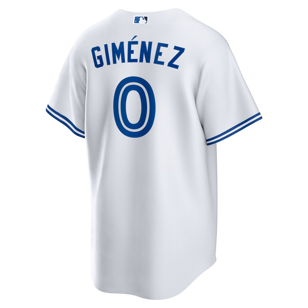 Men's Toronto Blue Jays Andres Gimenez Nike White Home Replica Jersey - 4