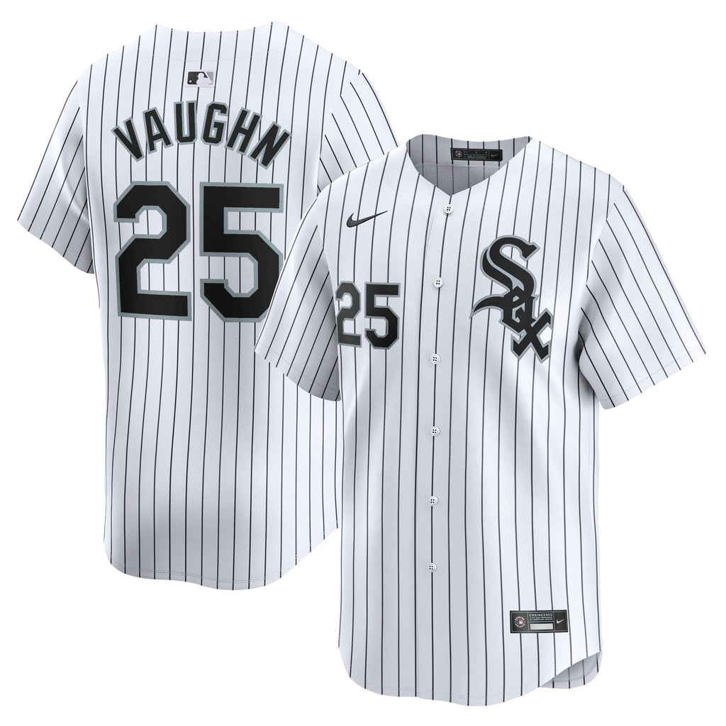 Men's Chicago White Sox Andrew Vaughn Nike White Home Limited Player Jersey - 2