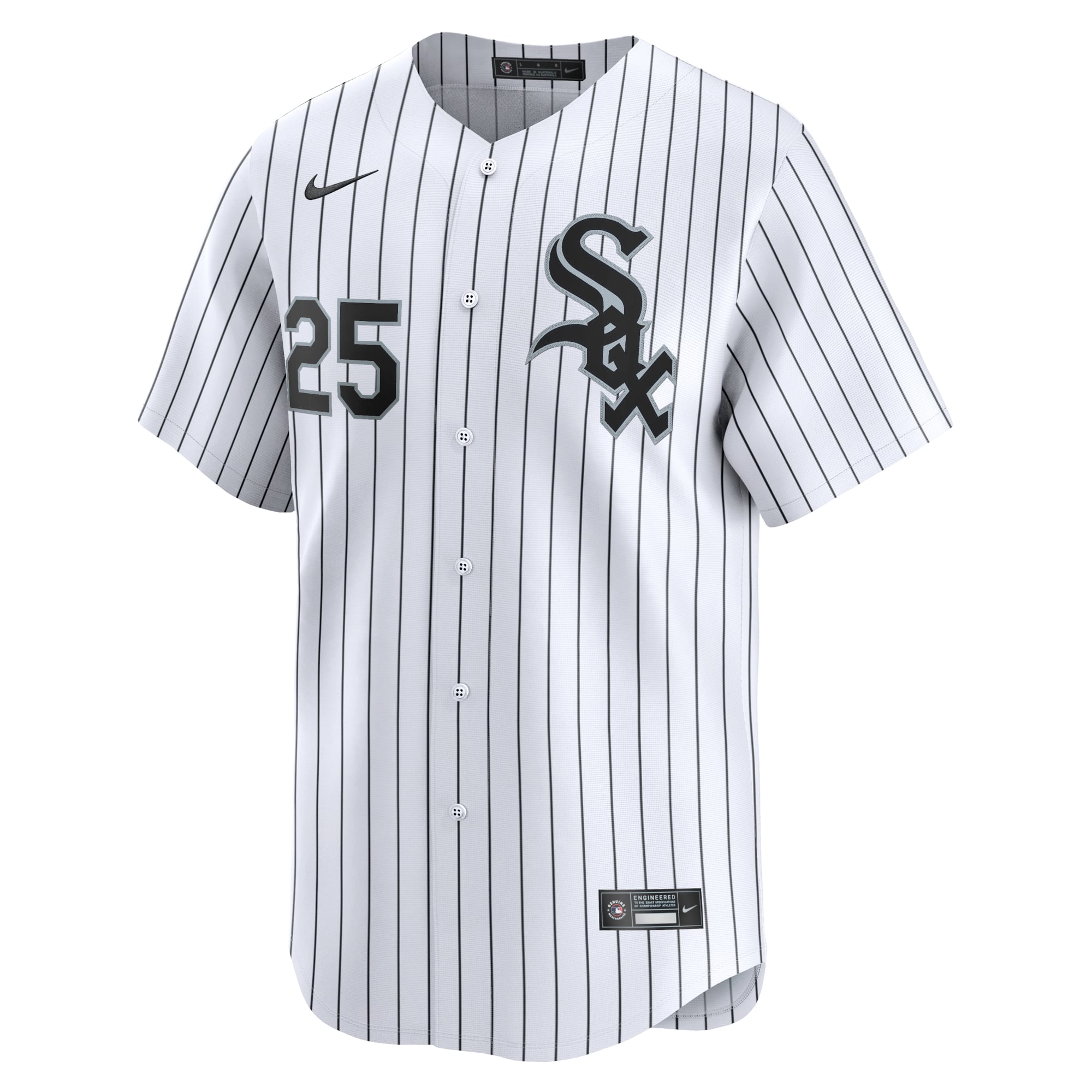 Men's Chicago White Sox Andrew Vaughn Nike White Home Limited Player Jersey - 3