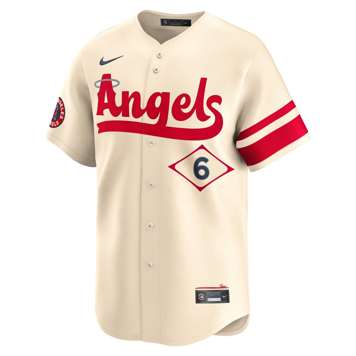 Men's Los Angeles Angels Anthony Rendon Nike Cream City Connect Limited Player Jersey - 3