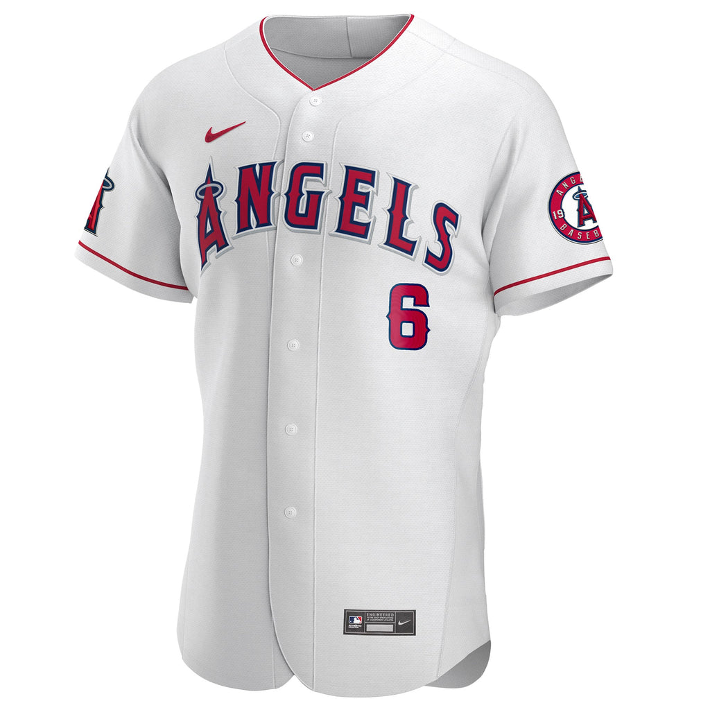 Men's Los Angeles Angels Anthony Rendon Nike White Authentic Player Jersey - 3