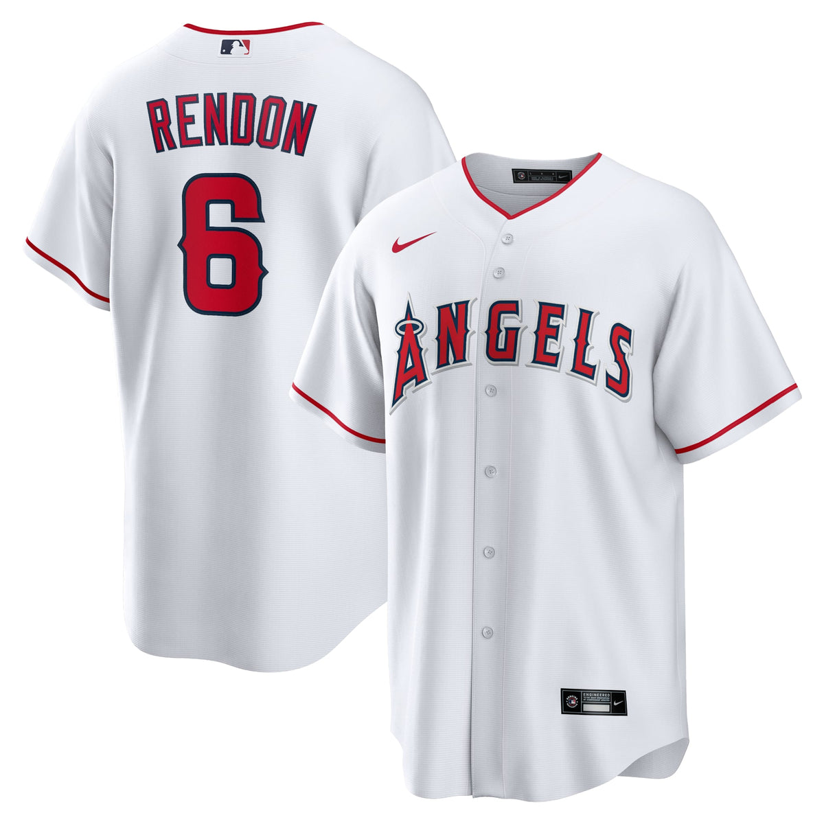 Men's Los Angeles Angels Anthony Rendon Nike White Home Replica Player Name Jersey - 2