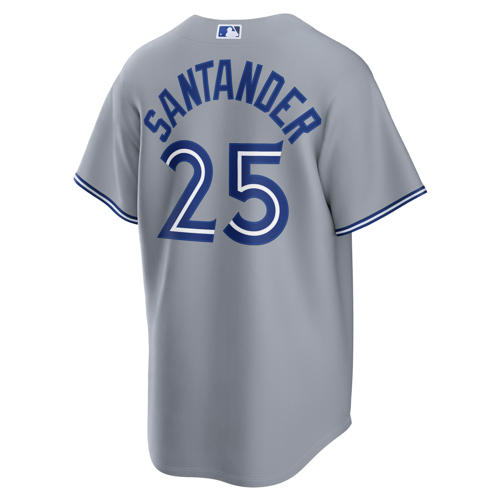 Men's Toronto Blue Jays Anthony Santander Nike Gray Road Replica Jersey - 4