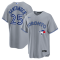 Men's Toronto Blue Jays Anthony Santander Nike Gray Road Replica Jersey