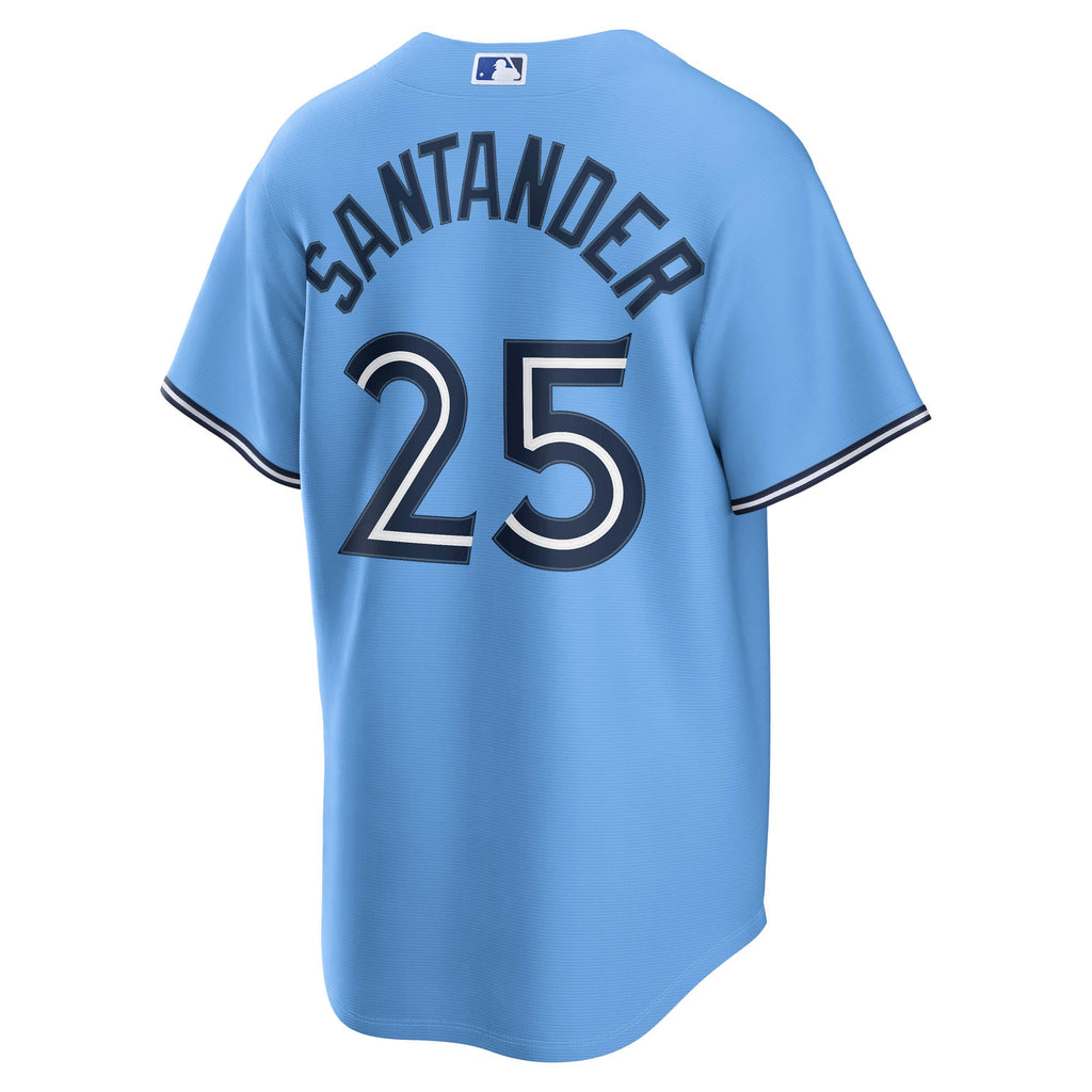 Men's Toronto Blue Jays Anthony Santander Nike Light Blue Alternate Replica Jersey - 4