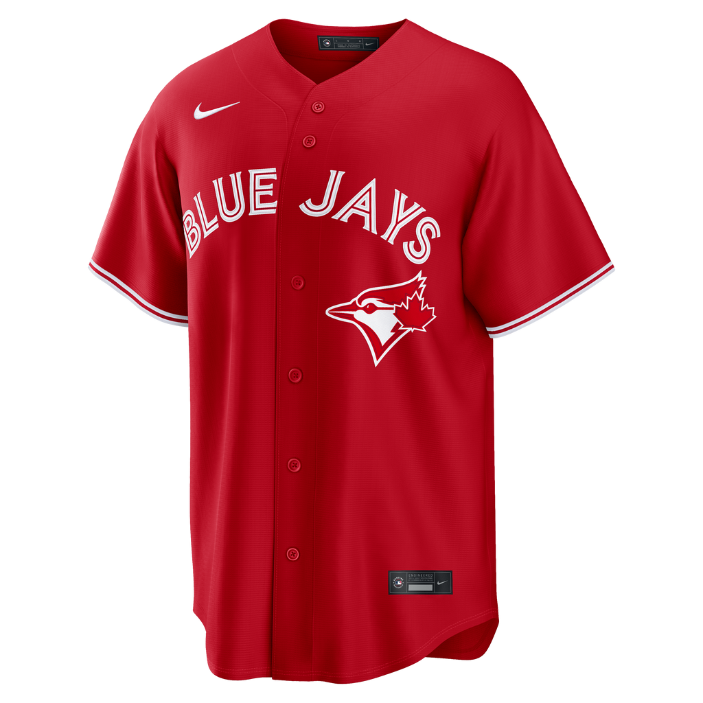 Men's Toronto Blue Jays Anthony Santander Nike Red Canada Day Replica Jersey - 3