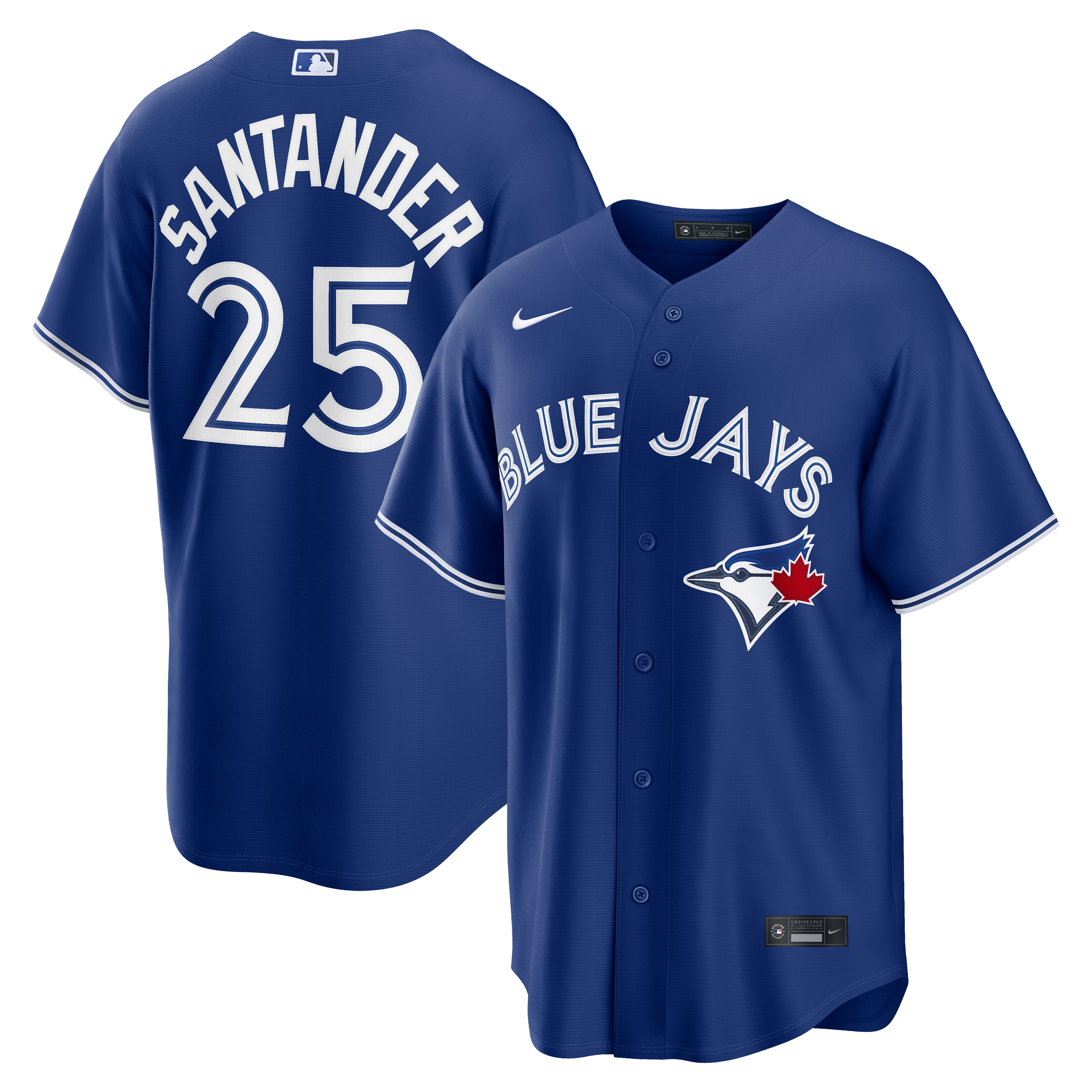Men's Toronto Blue Jays Anthony Santander Nike Royal Alternate Replica Jersey - 2