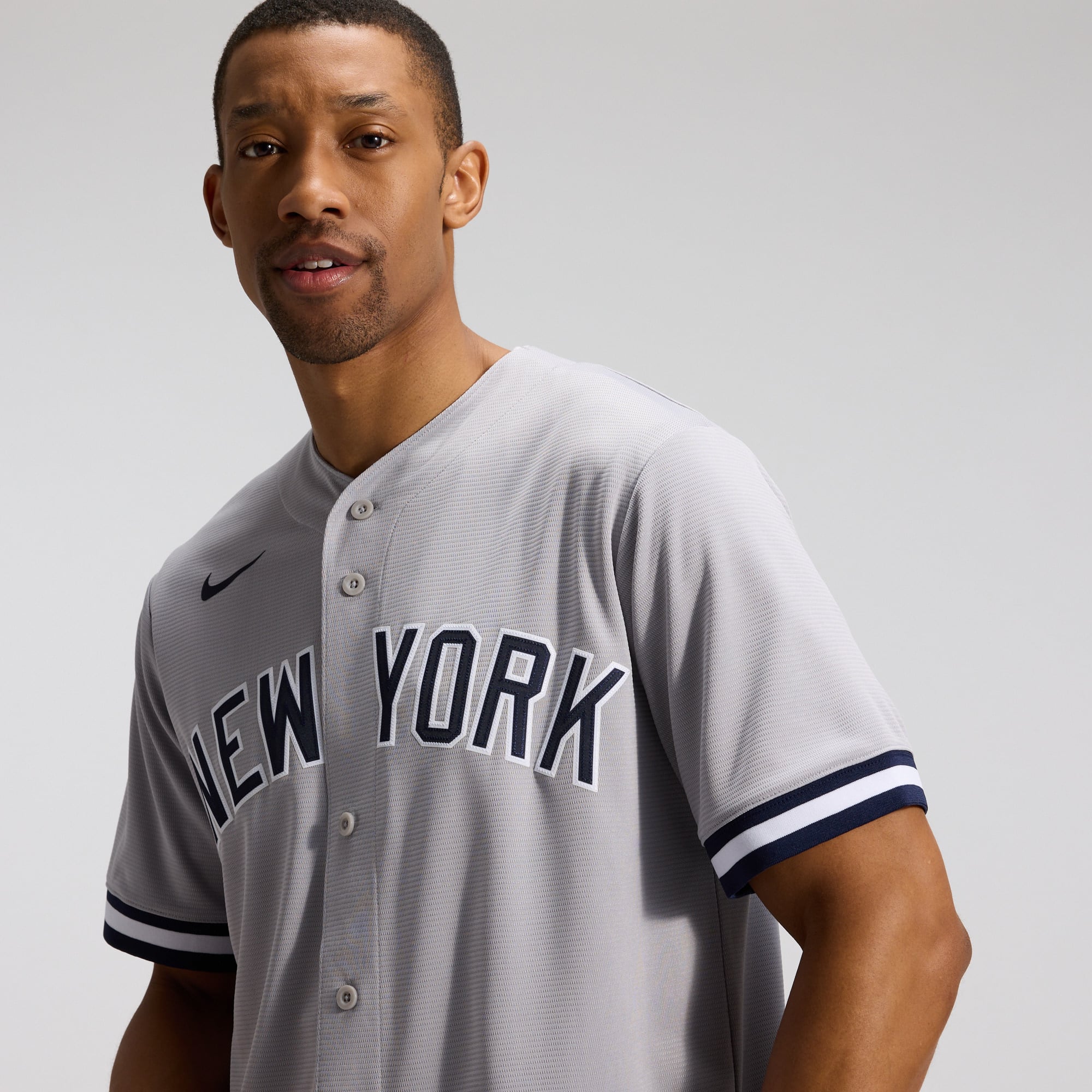 Men's New York Yankees Anthony Volpe Nike Gray Road Replica Jersey - 9
