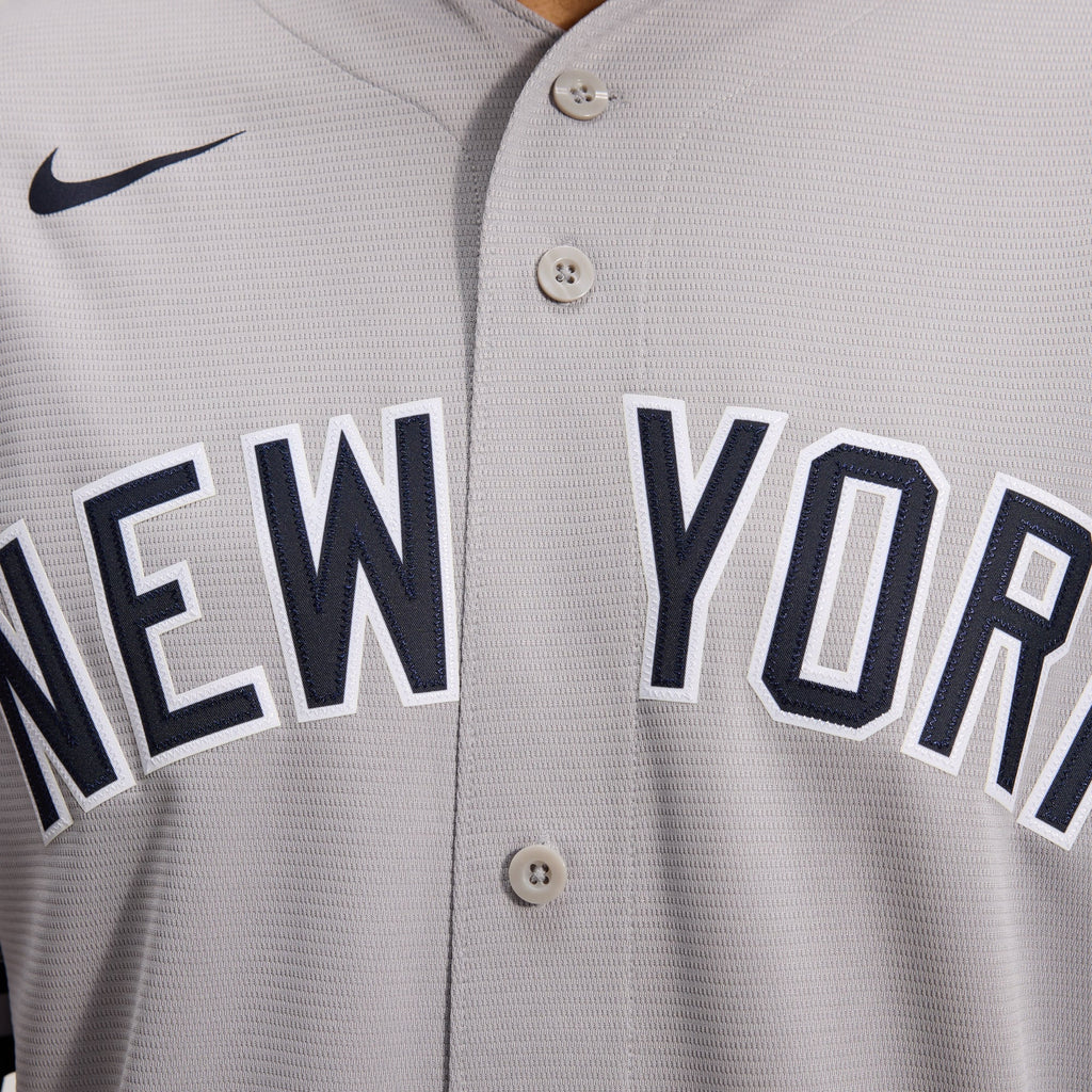 Men's New York Yankees Anthony Volpe Nike Gray Road Replica Jersey - 10