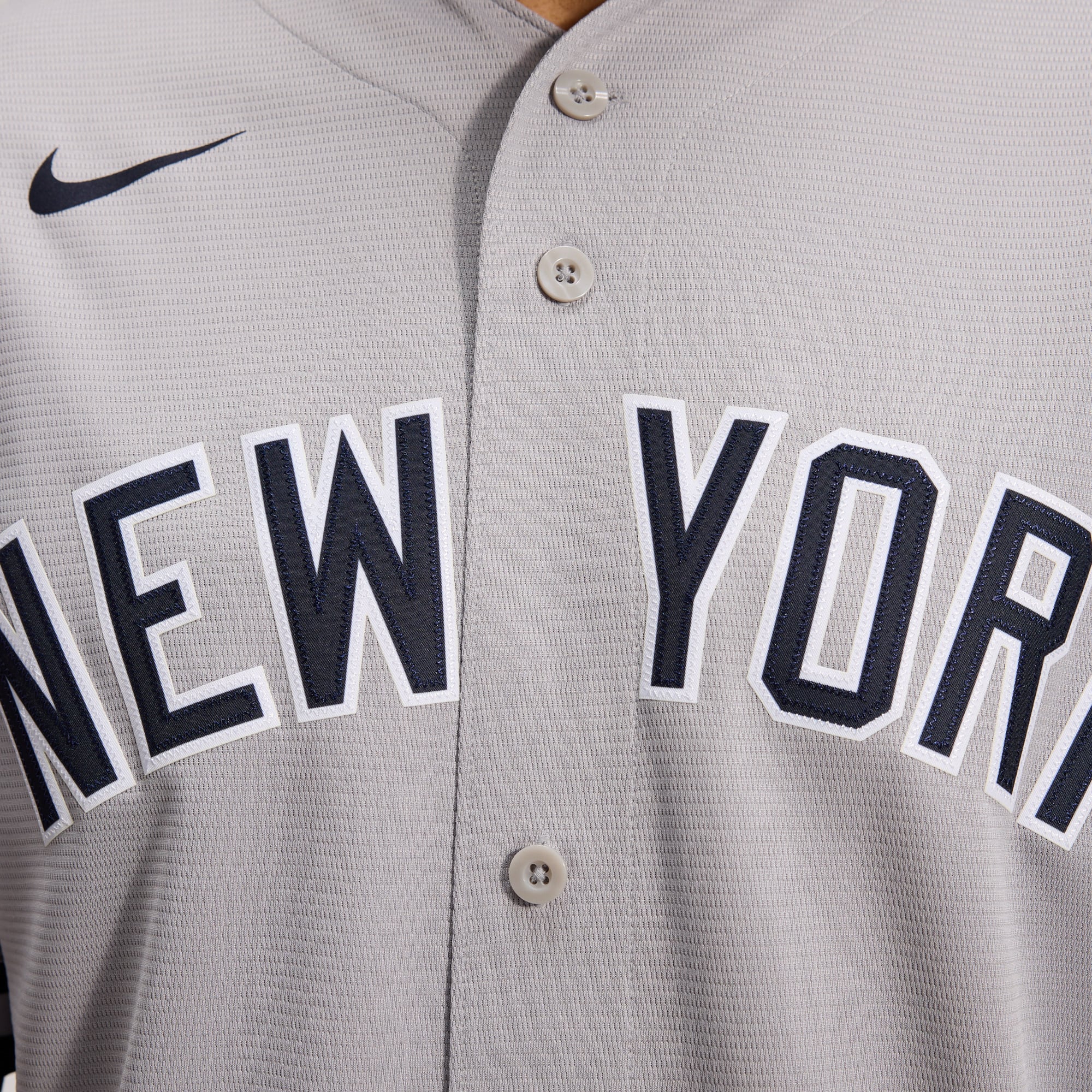 Men's New York Yankees Anthony Volpe Nike Gray Road Replica Jersey - 10
