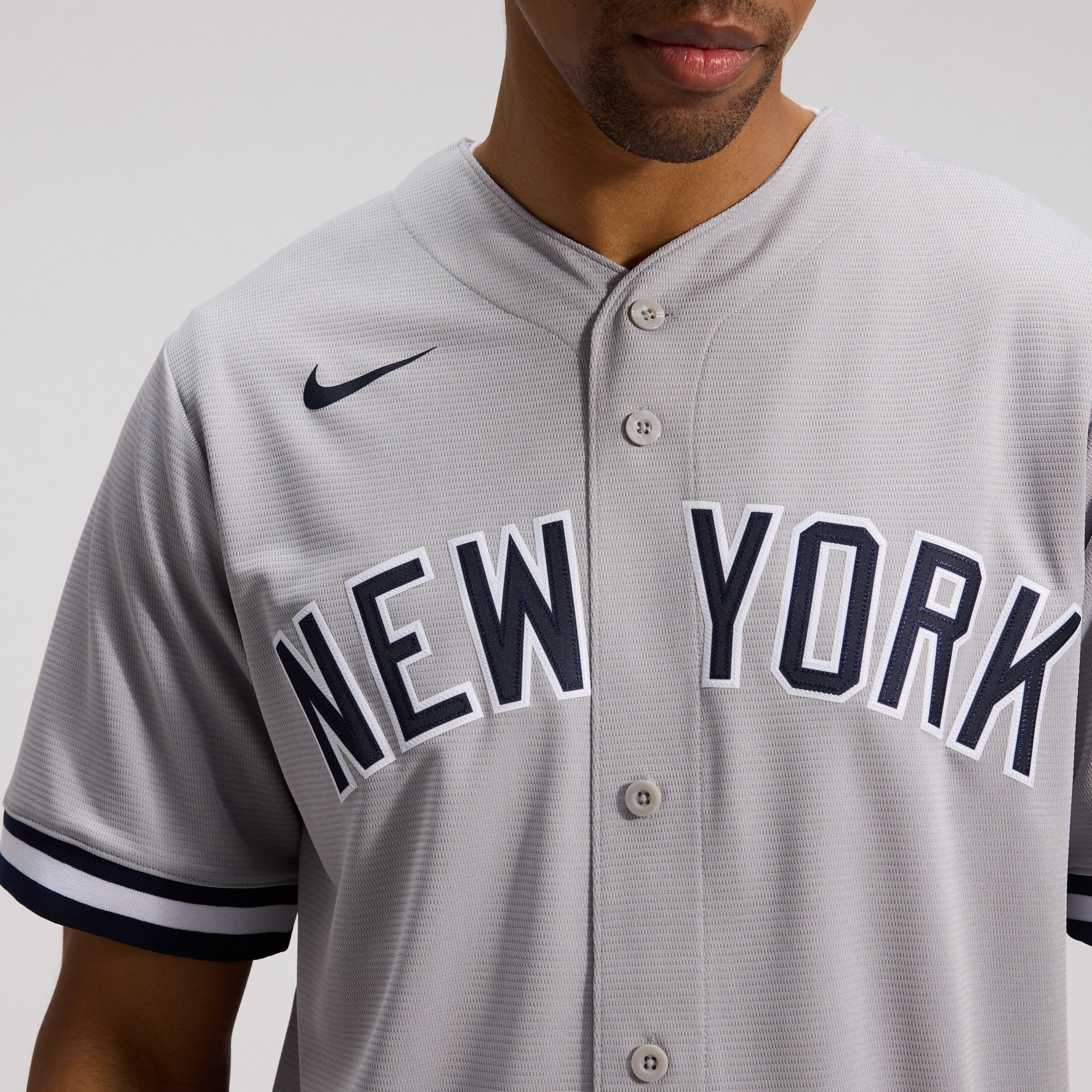 Men's New York Yankees Anthony Volpe Nike Gray Road Replica Jersey - 8