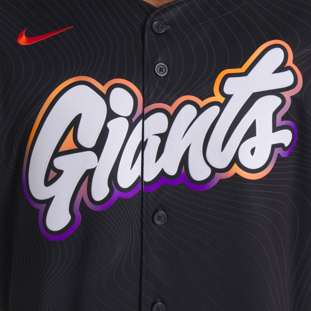 Men's San Francisco Giants Nike Anthracite 2025 City Connect Limited Jersey - 8