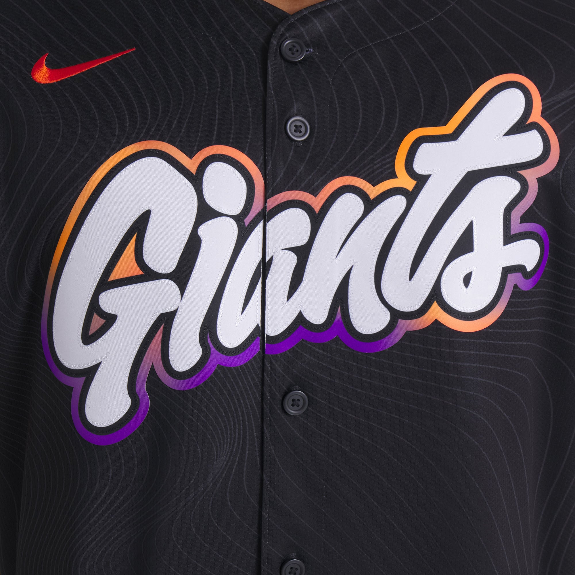 Men's San Francisco Giants Nike Anthracite 2025 City Connect Limited Jersey - 8