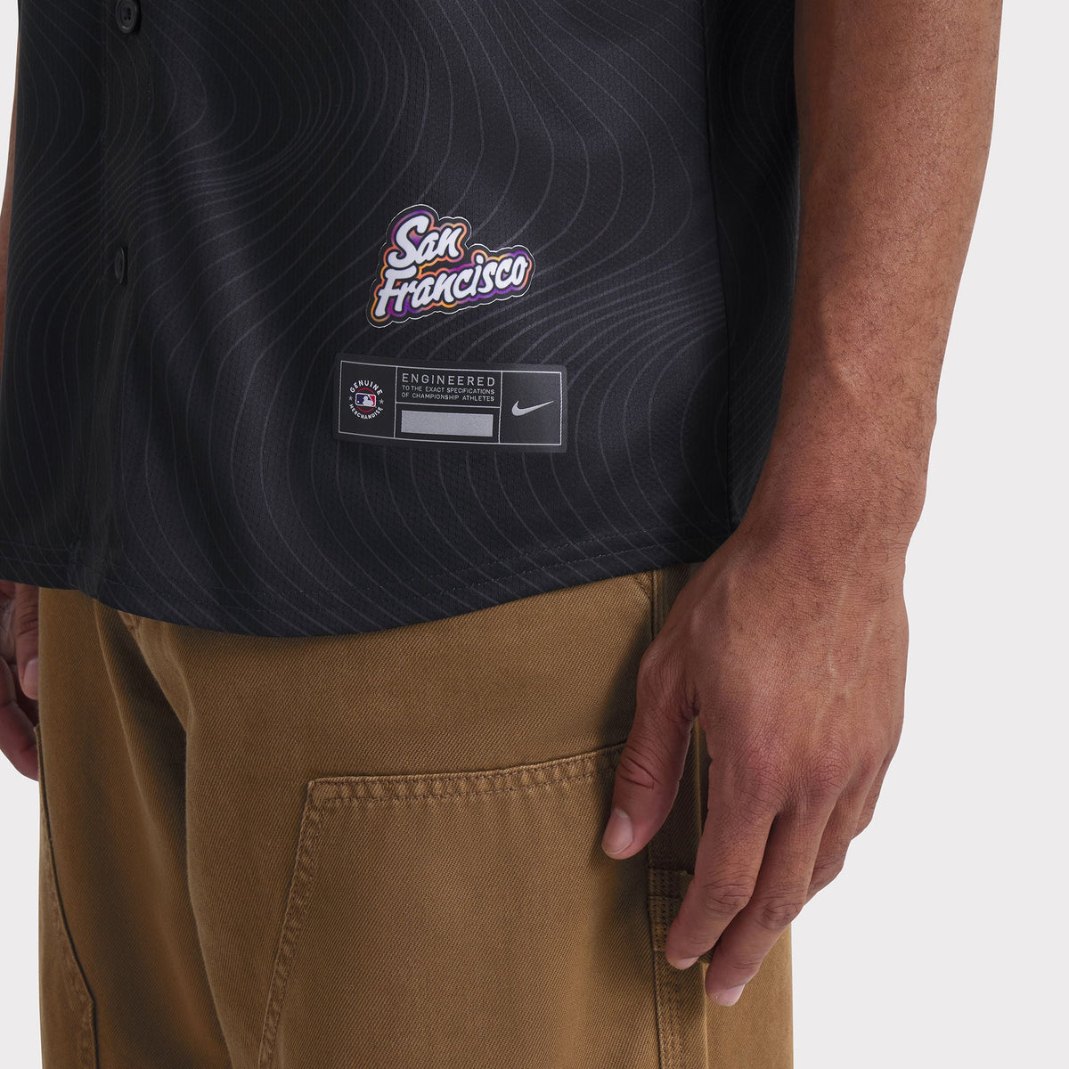 Men's San Francisco Giants Nike Anthracite 2025 City Connect Limited Jersey - 9