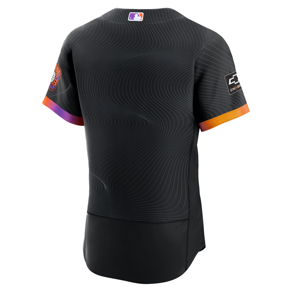 Men's San Francisco Giants Nike Anthracite City Connect Authentic Sponsor Patch Jersey - 4
