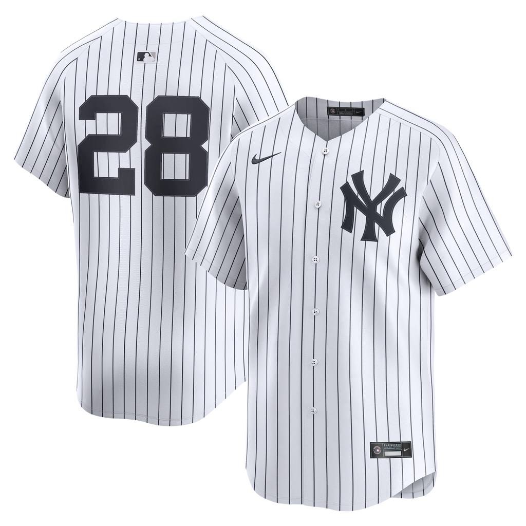 Men's New York Yankees Austin Wells Nike White Home Limited Player Jersey - 2
