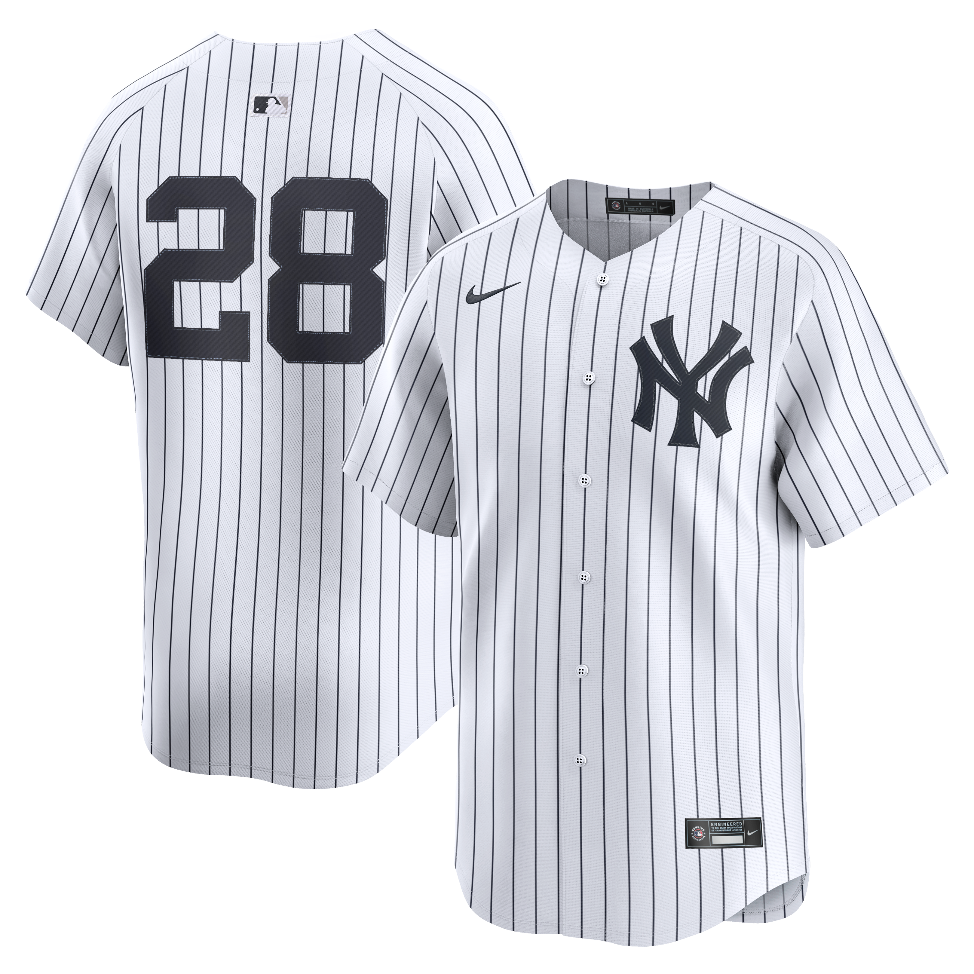 Men's New York Yankees Austin Wells Nike White Home Limited Player Jersey