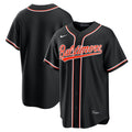Men's Baltimore Orioles Nike Fashion Replica Black Out Jersey
