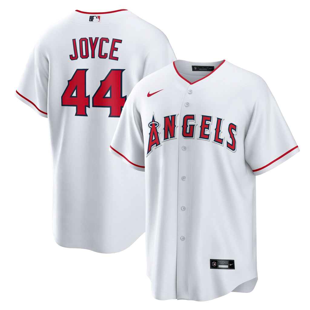 Men's Los Angeles Angels Ben Joyce Nike White Home Replica Jersey - 2