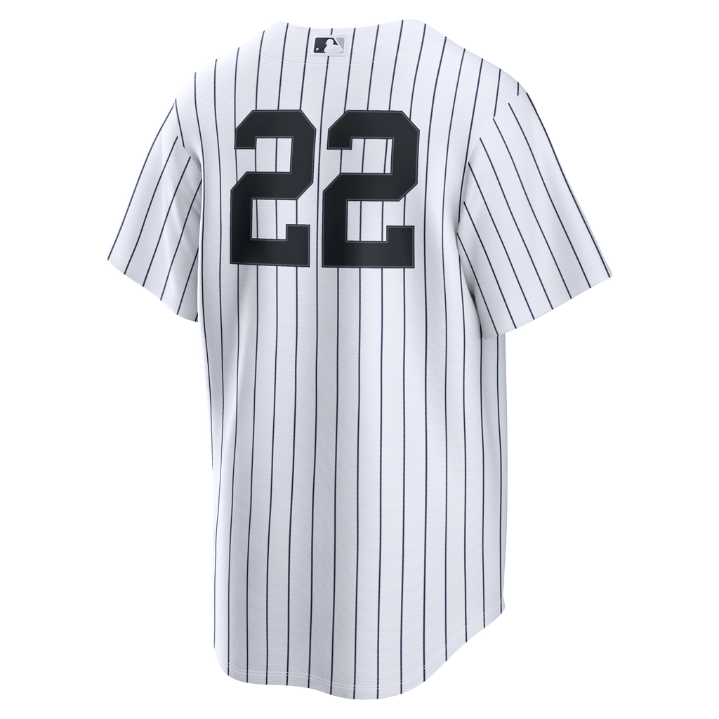 Men's New York Yankees Ben Rice Nike White Home Replica Jersey - 4