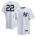 Men's New York Yankees Ben Rice Nike White Home Replica Jersey