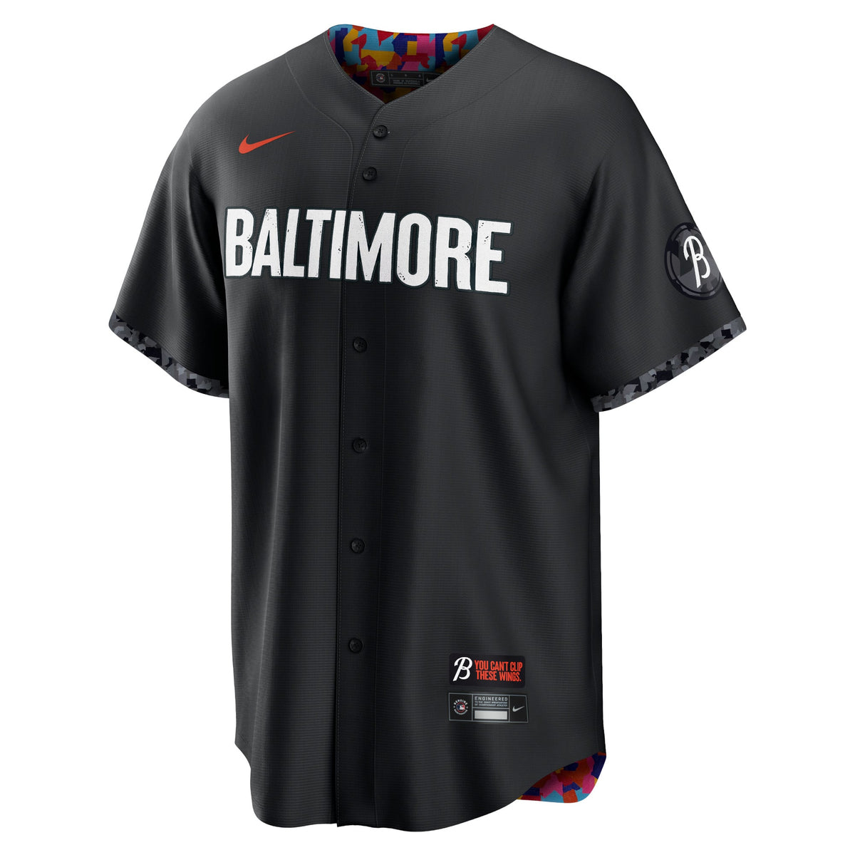 Men's Baltimore Orioles Nike Black City Connect Replica Jersey - 3