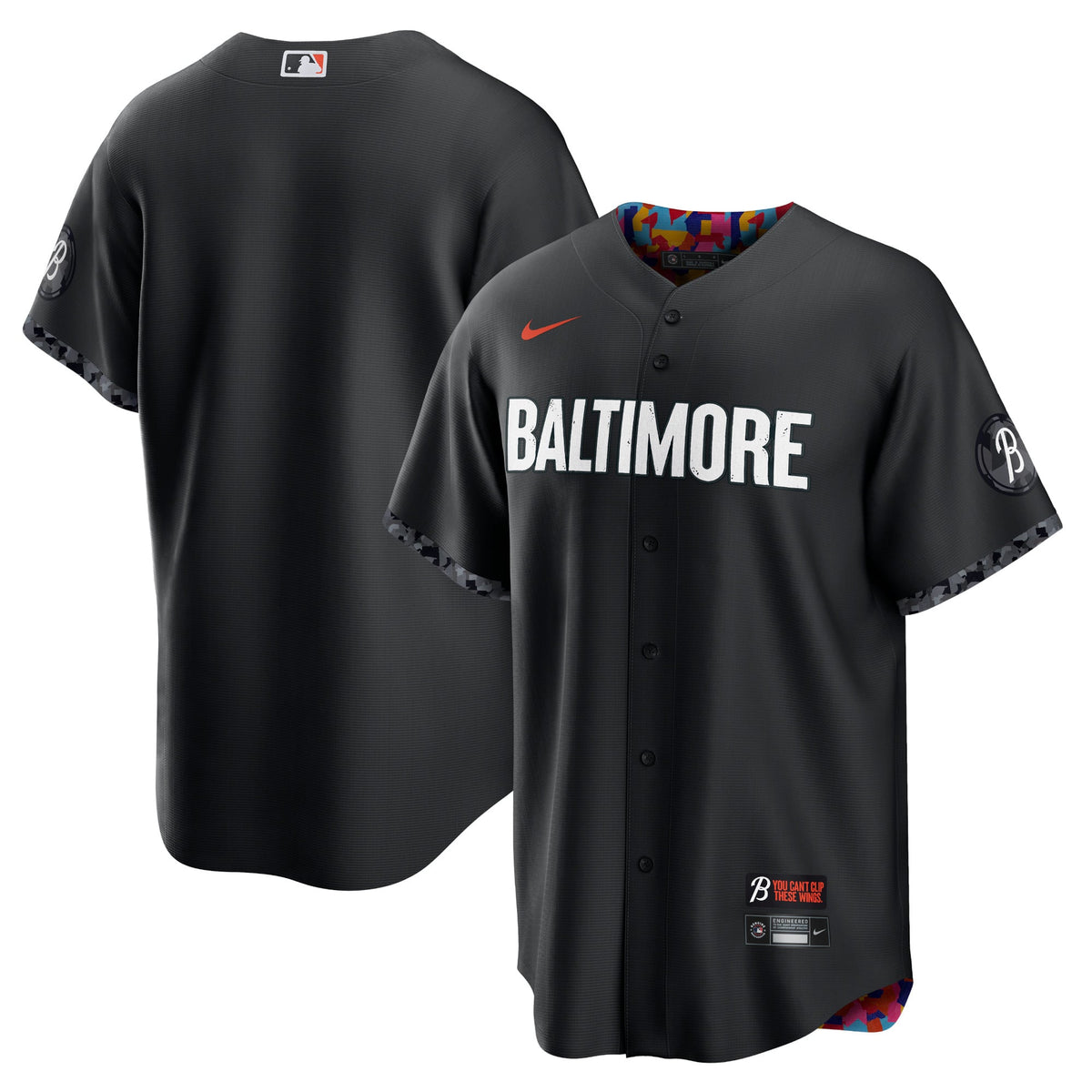 Men's Baltimore Orioles Nike Black City Connect Replica Jersey