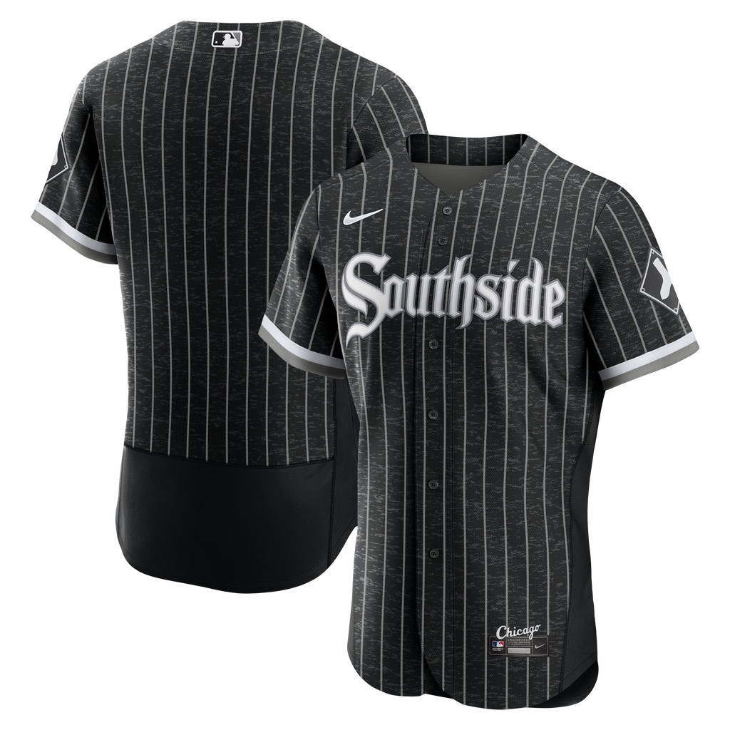 Men's Chicago White Sox Nike Black Alternate Authentic Jersey - 2