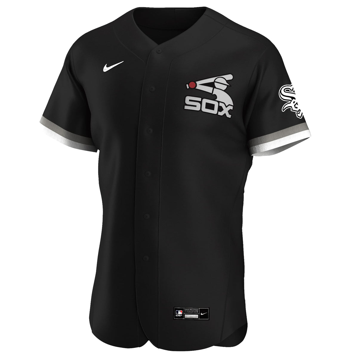 Men's Chicago White Sox Nike Black Alternate Authentic Team Jersey - 3