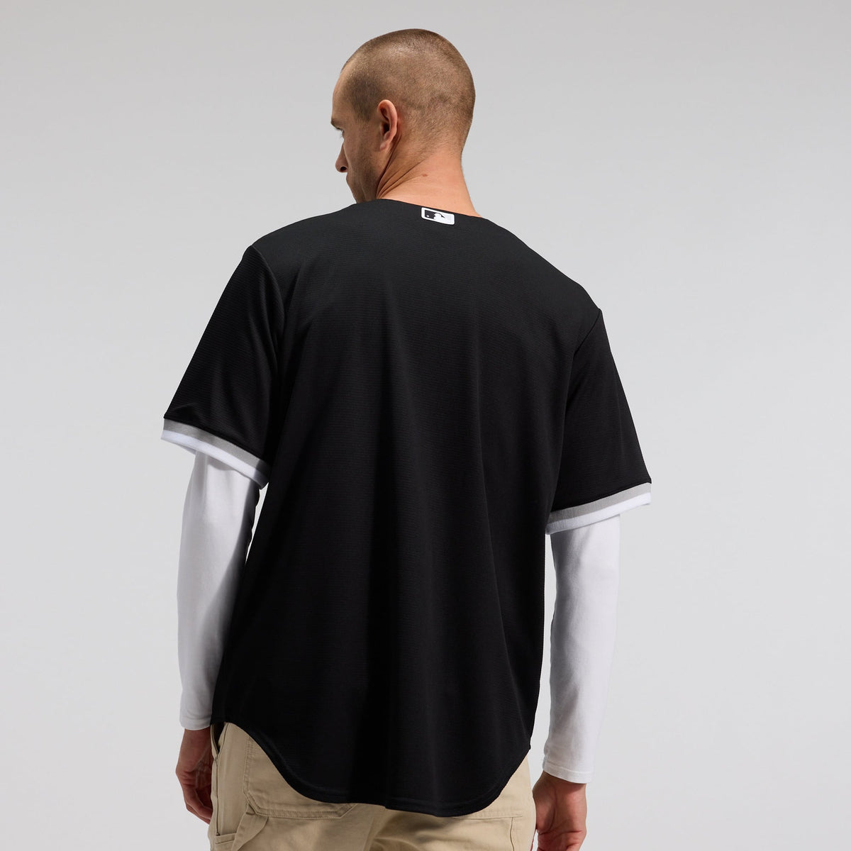 Men's Chicago White Sox Nike Black Alternate Replica Team Jersey - 3